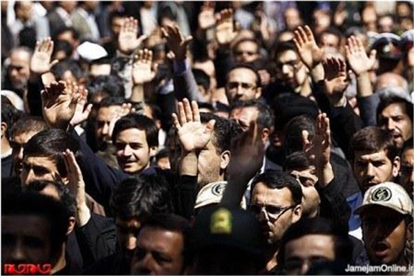 تشییع و خاکسپاری دو شهید گمنام در دانشگاه آزاد اسلامی تبریز