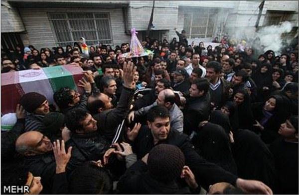 تشییع پیکر شهید دفاع مقدس محمود مهاجر