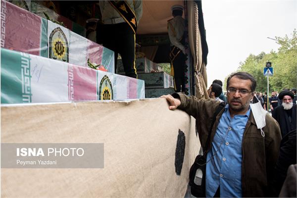 تشییع پیکر ۵۴ شهید نیروی انتظامی 5