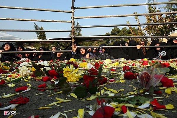 تشییع و خاکسپاری شهید گمنام در سپاه حفاظت فرودگاه مهرآباد
