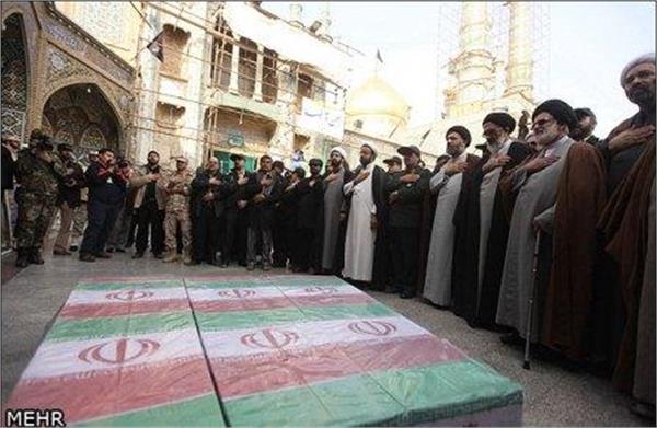 تشییع سه شهید گمنام درقم