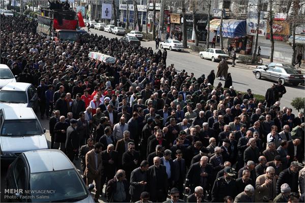 مراسم تشییع شهید گمنام در آمل 21