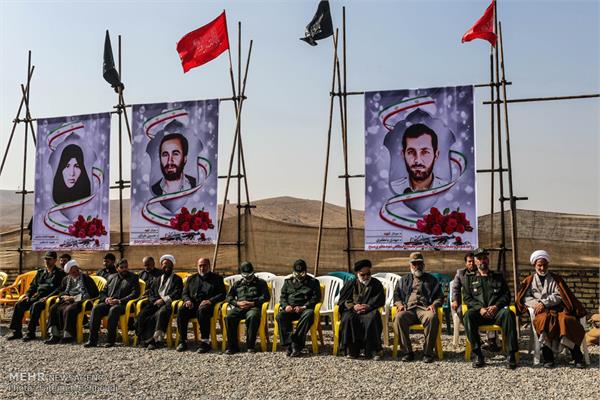 مراسم تشییع پیکر دو شهید گمنام در دانشکده شهید مطهری بسیج 21