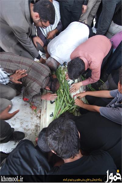 تشییع و خاکسپاری 2شهید گمنام در دانشگاه علامه طباطبایی
