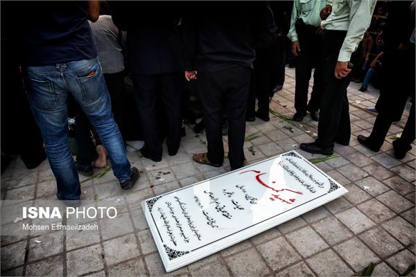 تشییع دو شهید گمنام در پارک نیلوفرآبی مشهد 19