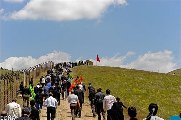 تشییع و خاکسپاری شهدای گمنام تیپ آل محمد صل الله علیه و آله تهران
