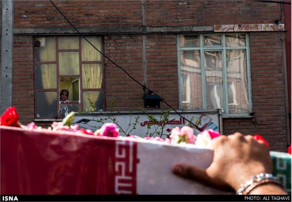 تشییع پیکر دو شهید گمنام - شهر ری