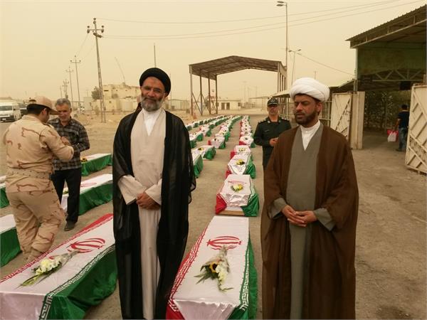 استقبال از 79 شهید دوران دفاع مقدس در مرز شلمچه 15