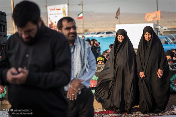 تشییع و خاک سپاری پیکر مطهر دو شهید گمنام در شهرستان لامرد 15