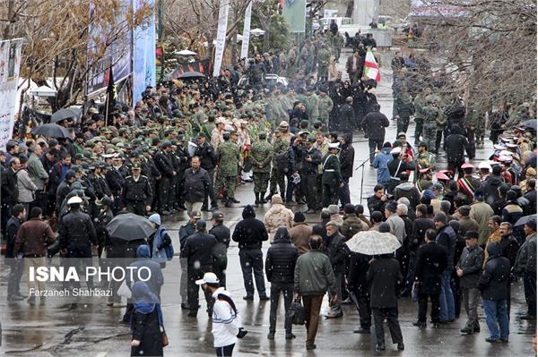 تشییع پیکر شهدای گمنام دفاع مقدس - قم و تبریز 16