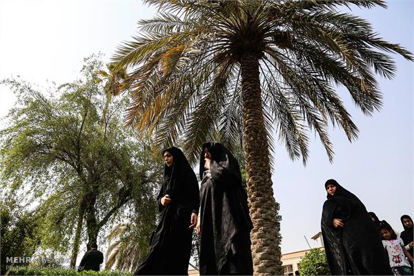 ورود پیکر ۱۸ شهید گمنام دفاع مقدس از طریق فرودگاه اهواز 24