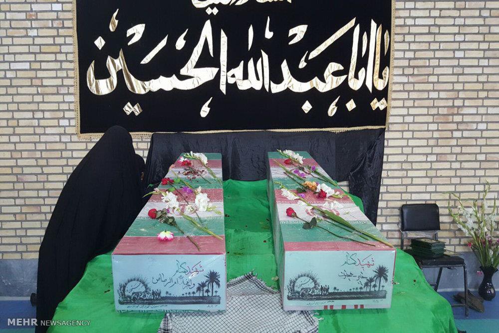 مراسم تشییع دو شهید گمنام در بیارجمند 1