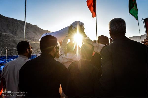 تشییع پیکر شهید گمنام در پارک کوهستانی دراک شیراز 20