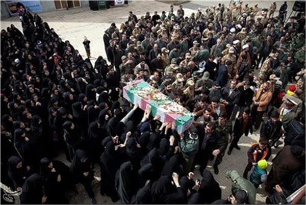تشییع پیکر شهدا در استان کرمانشاه