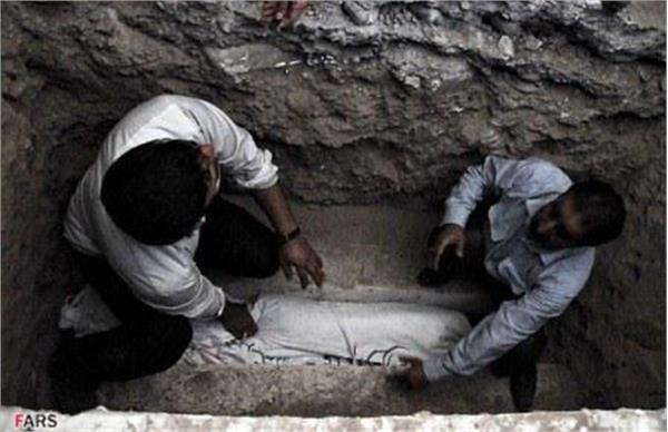 تشییع و خاکسپاری سه شهید دفاع مقدس در گتوند