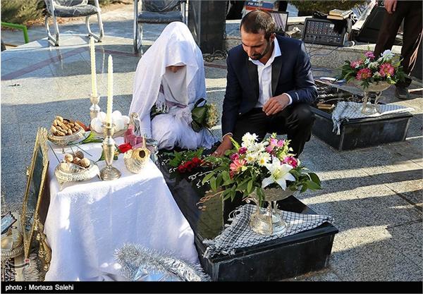 آغاز زندگی مشترک در کنار قبور شهدای گمنام - اصفهان 3