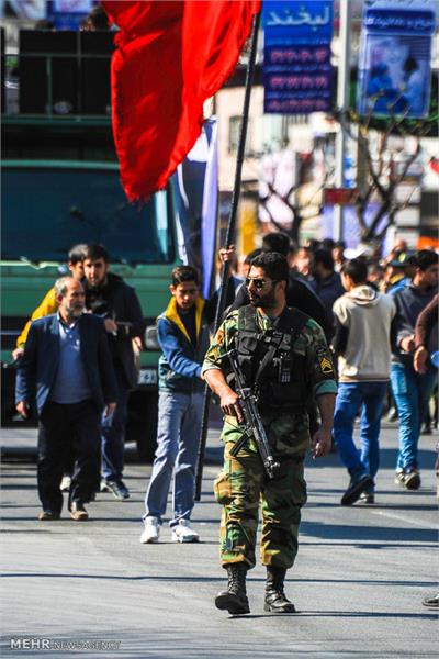 تشییع پیکر دوشهید گمنام دفاع مقدس در محمد شهر کرج 20