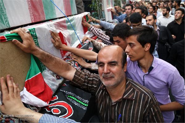 آئین تشییع 270 شهید دفاع مقدس در تهران 29