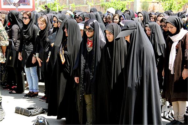 تشییع و خاکسپاری دو شهید گمنام در دانشگاه آزاد پرند 24