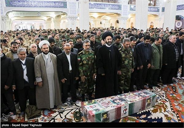 تشییع پیکر شهید دفاع مقدس الماس بیرامی - اردبیل 16
