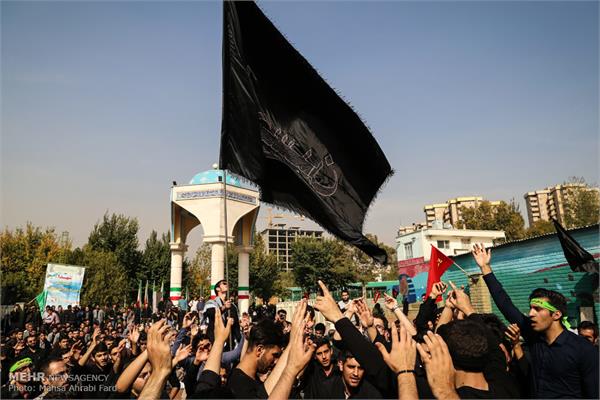 مراسم تشییع دو شهید گمنام در دانشگاه مالک اشتر 3