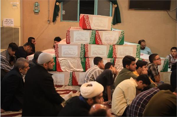 ورود 34 شهید تازه تفحص شده به معراج شهدای اهواز 10