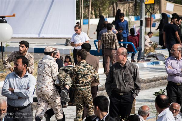 مراسم تشییع و تدفین دو شهید گمنام در لامرد 30