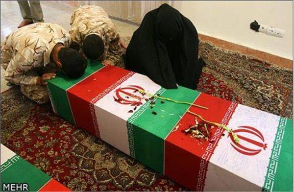 تشییع و خاکسپاری شهدای گمنام در شهرک کیانشهر تهران