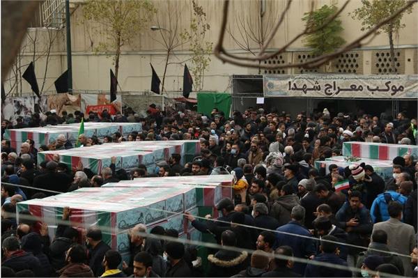 تشییع 200 شهید گمنام دفاع مقدس در تهران  8