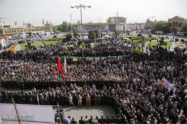 تشییع پیکر سردار شهید علیرضا شمسی‌پور 13