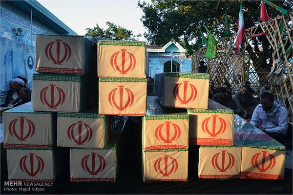 استقبال از شهید خط شکن و غواص در استان مازندران 1