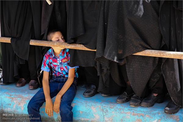 مراسم تشییع پیکر دو شهید گمنام در هادیشهر 26