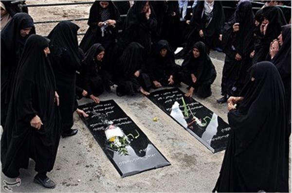 تشییع شهدای گمنام در استان ایلام