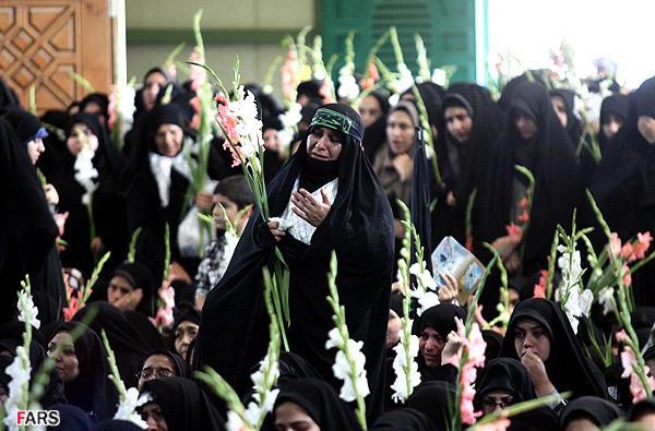 تشییع و خاکسپاری شهدای گمنام دانشگاه شاهد-12/7/89