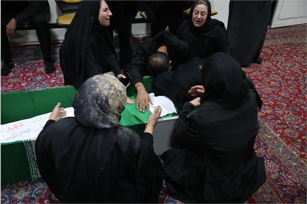 وداع با پیکر مطهر شهید مدافع امنیت سید روح اله عجمیان