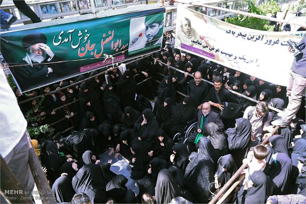 حضور خانواده شهید تازه شناسایی شهید سید ابوالفضل شیخ زاده در استان قم 20