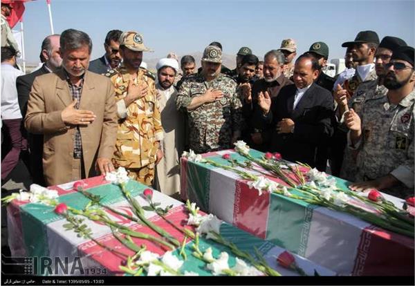 ورود پیکر پاک دو شهید دوران دفاع مقدس به بیرجند 15