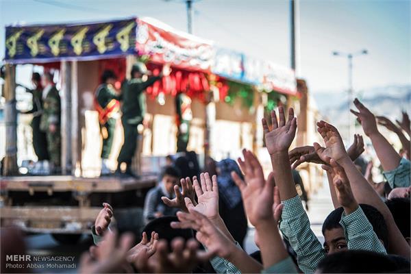 تشییع پیکر شهدای گمنام هشت سال دفاع مقدس در لامرد 31