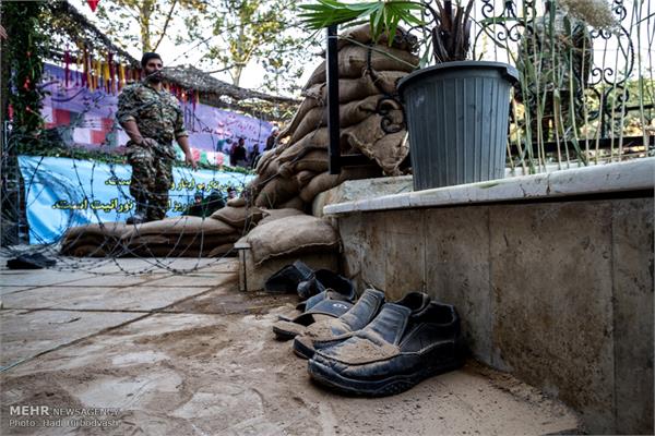 مراسم تشییع پیکر سه شهید گمنام دفاع مقدس در تهران 10