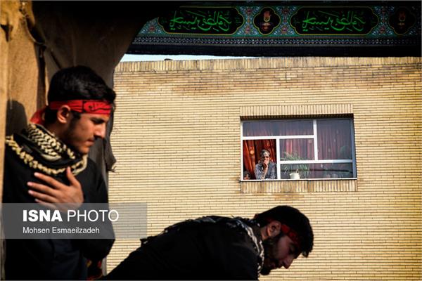 تشییع دو شهید گمنام در پارک نیلوفرآبی مشهد 1