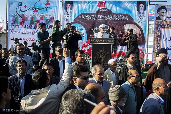 استقبال از شهدای گمنام در گله دار استان فارس 5