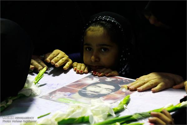 تشییع دو شهید دفاع مقدس در کرمان 14