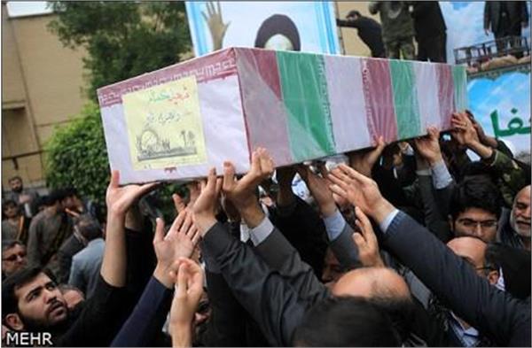 تشییع شهدای گمنام در اهواز