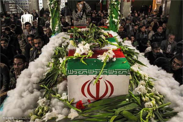 تشییع پیکر دوشهید گمنام دفاع مقدس در محمد شهر کرج 8