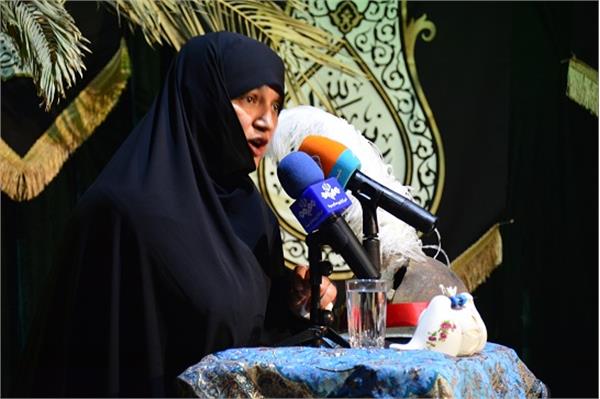 مراسم مرثیه حضرت رباب در معراج شهدا برگزار گردید 10