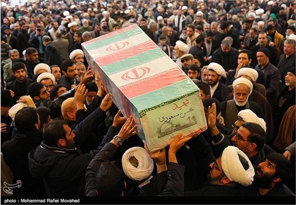 تشییع پیکر شهید محسن مسعودی در قم 15