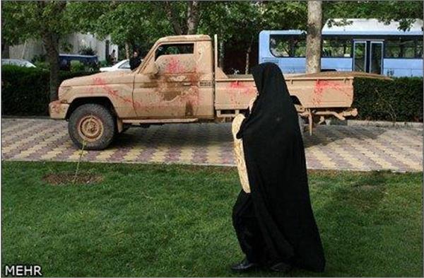 تشییع و خاکسپاری شهدای گمنام در شهرک کیانشهر تهران