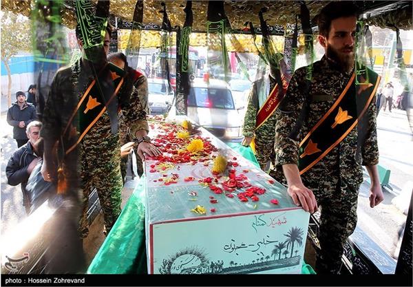 تشییع دو شهید گمنام در محله خراسان تهران 21