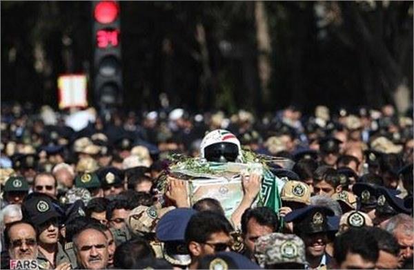 مراسم تشییع سرلشگر خلبان شهید قدرت الله کیانجو در اصفهان