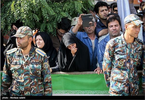 تشییع شهدای گمنام در ذوب آهن اصفهان 2